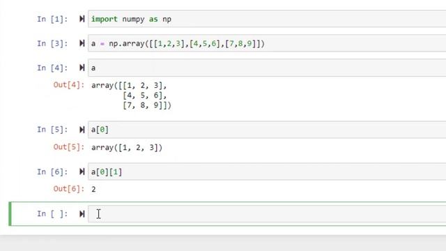 Numpy : Selecting elements and changing elements смотреть онлайн