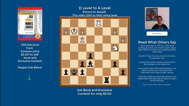 Why Chess Players rated 1200-1400 Lose at Chess Part 1 смотреть онлайн