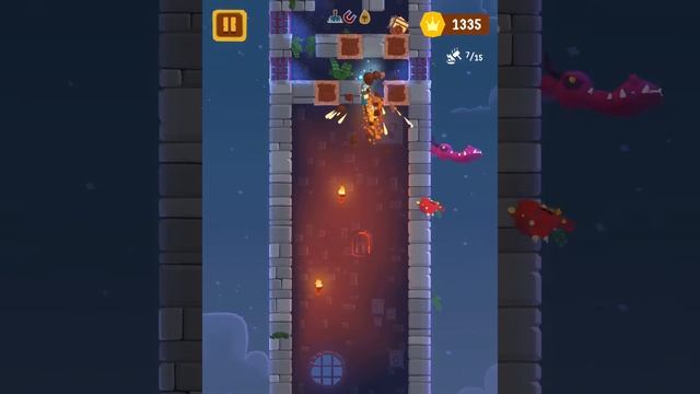 How to hit back a log and gameplay of ONCE UPON A TOWER..... смотреть онлайн