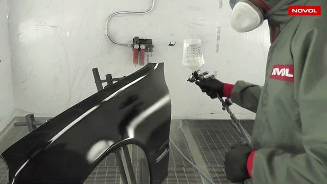 Применение лака NEXT TURBO DRY KLAR 8000 смотреть онлайн