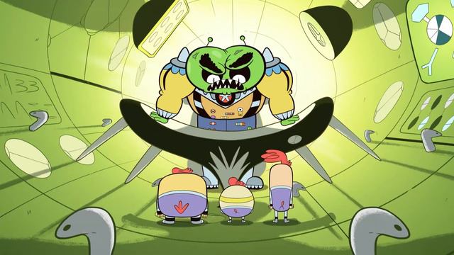 Космические цыплята в космосе серия 35 Волшебство смотреть онлайн