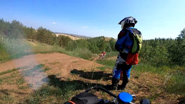 Первый опыт мотокросса - тренировка смотреть онлайн