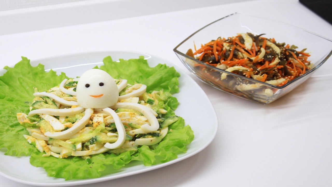 Сможет приготовить даже ребёнок! 2 РЕЦЕПТА салатов С КАЛЬМАРАМИ на Новогодний стол 2024! смотреть онлайн