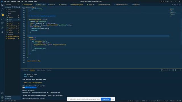 Tooltip Using React JS смотреть онлайн