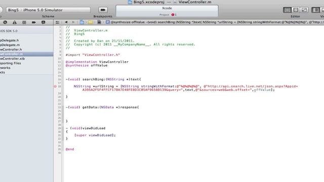 iOS5 - Advanced JSON using Bing API смотреть онлайн