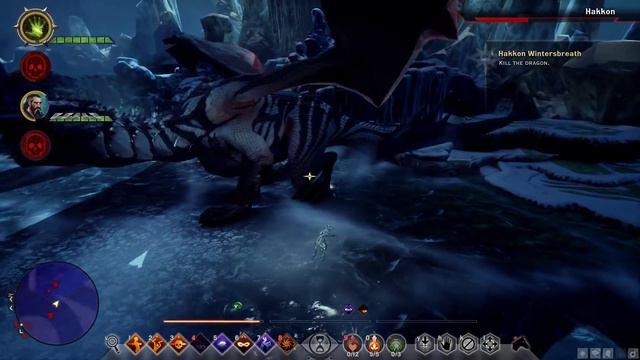 Dragon Age Inquisition Hakkon Dragon boss. смотреть онлайн