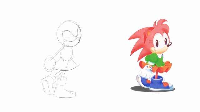 How to Draw Amy Rose (How2Draw THE RIGHT WAY Ep. VIII) смотреть онлайн