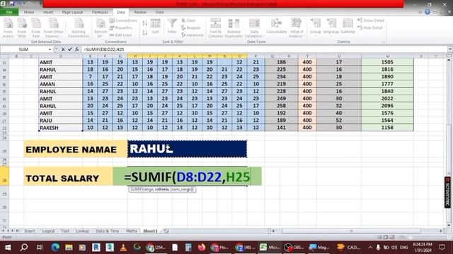 How to use the SUMIF function in Microsoft Excel смотреть онлайн