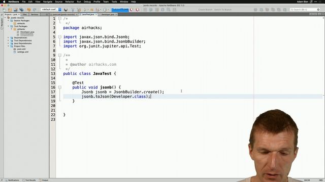 JSON-B with Java 14 Records смотреть онлайн