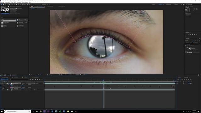 Adobe After Effects Tutorial: Eye Reflection Transition смотреть онлайн