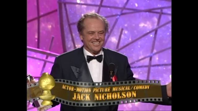 Jack Nicholson Wins Best Actor Motion Picture Musical Or Comedy - Golden Globes 1998