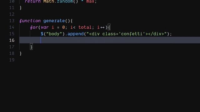 Confetti Animation | Javascript (GSAP) Tutorial