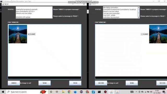 Secure Data Transfer Using Image Steganography through Socket Programming using Java смотреть онлайн