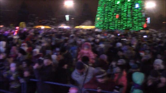 Нашествие Дедов Морозов Рыбинск 2016 год Новогодняя дискотека смотреть онлайн