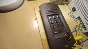 Сломанный домофон VIZIT BVD 311 с БУД 301М