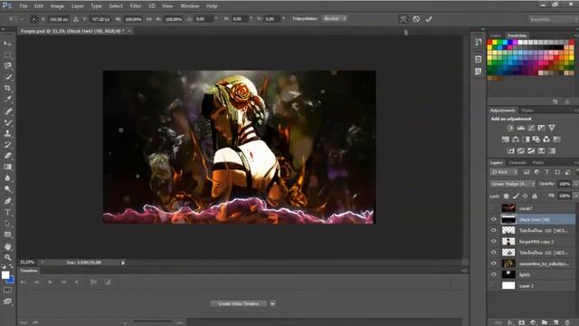YOR FORGER GFX (SPY X FAMILY) SPEEDART ANIME DESIGN C4D STYLE | PHOTOSHOP смотреть онлайн
