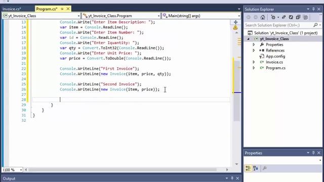 C# Programming Challenge: Invoice Class With Overloaded Constructors & Optional Parameters смотреть онлайн