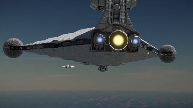 Cantwell-class Arrestor Cruiser - Star Wars - Space Engineers смотреть онлайн