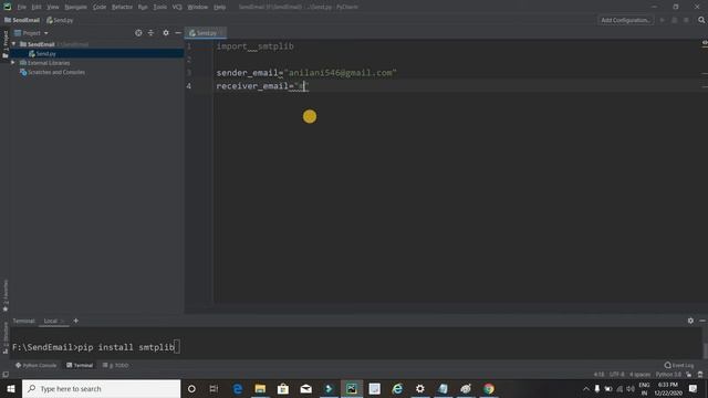 Send Email in Python with source code | 11 line code only смотреть онлайн