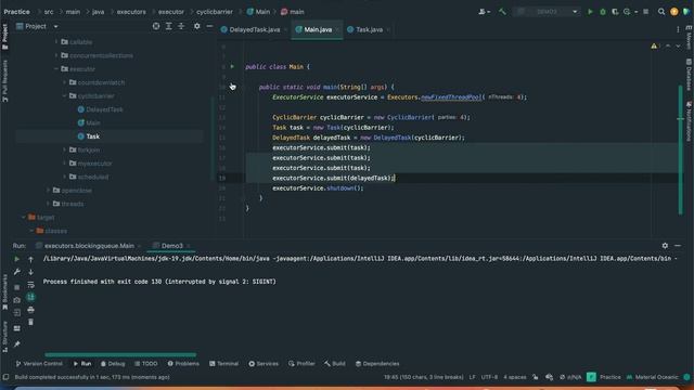 Thread Part2 V8 - CyclicBarrier смотреть онлайн