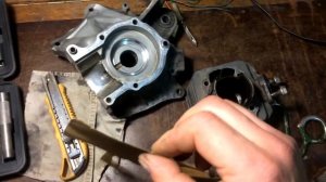 Ремонт двигателя, замена подшипников  Хонда ДИО