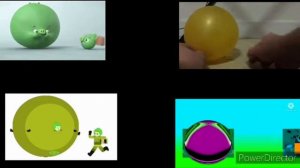 4 piggy tales puffed up