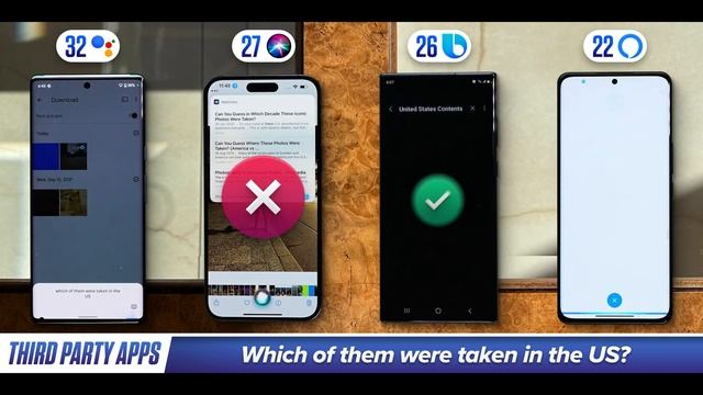 Google Assistant против Apple Siri, Samsung Bixby, Amazon Alexa - Кто лучший голосовой помощник!?