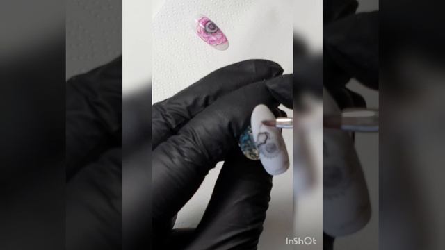 Мазковая техника. Роспись ногтей