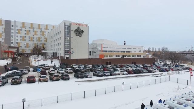 Больницу № 25 в Волгограде сняли с высоты птичьего полета смотреть онлайн