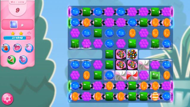 Candy Crush Saga level 1270 new 3 stars no boosters four colors double color bomb combo! смотреть онлайн