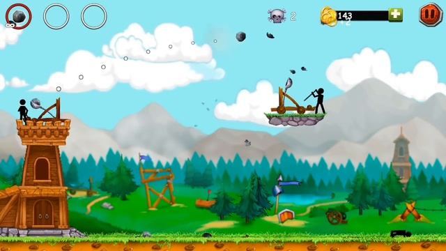 2 ЧАСТЬ ПОПУЛЯРНОЙ ИГРЫ КАТАПУЛЬТА 2 НА АНДРОИД ОТ BYV THE CATAPULT 2 ANDROID GAMEPLAY смотреть онлайн