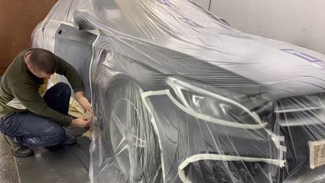 #mercedes.#мерседес.красим черный цвет, металлик. смотреть онлайн