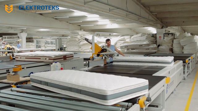 BEDLINE - Mattress Production Line, Gluing, Tape Edge and Packing Line смотреть онлайн