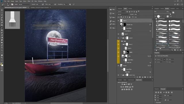 Photoshop Pencil Brush Preview ON/OFF смотреть онлайн