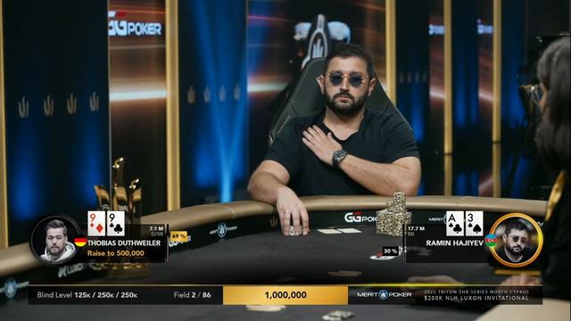 Triton Poker Series Cyprus 2023 - Event #9 $200,000 NLH - LUXON PAY Invitational - Final Table смотреть онлайн