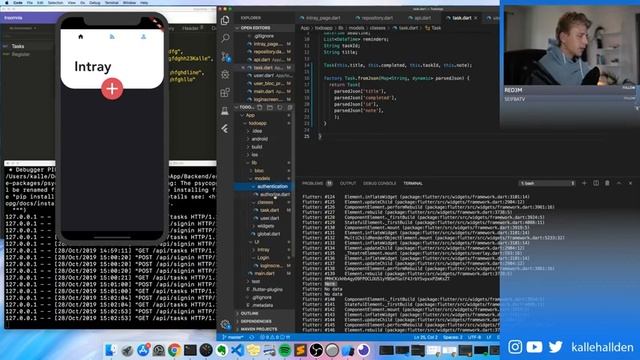 Building An App From Scratch Connecting Python Backend with Flutter Frontend #5 YouTube смотреть онлайн