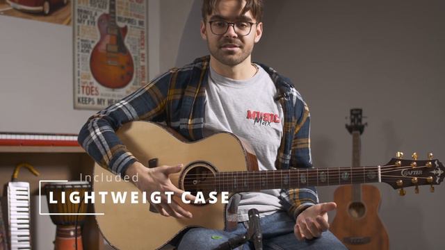 Electro Acoustic Guitar Crafter SRP G - 36ce