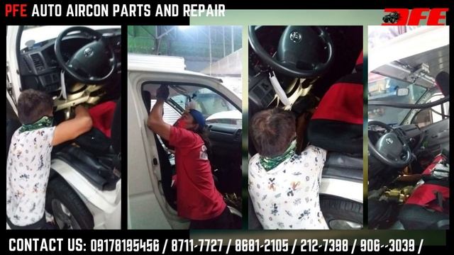 TOYOTA HI ACE 2014 Car Aircon GeneralCleaningService Repair#CarRepair#CarClean#QualityService