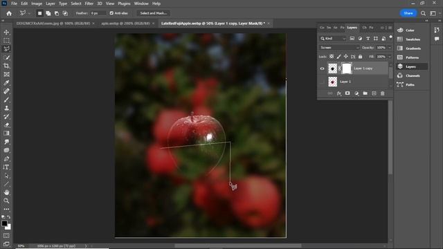Transparent Apple Photo Manipulation in Photoshop смотреть онлайн