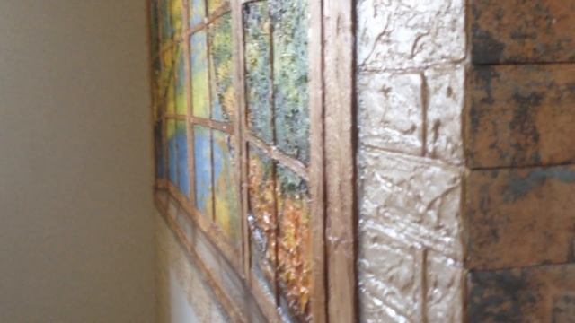 Осенний парк.Роспись стен,аэрография смотреть онлайн