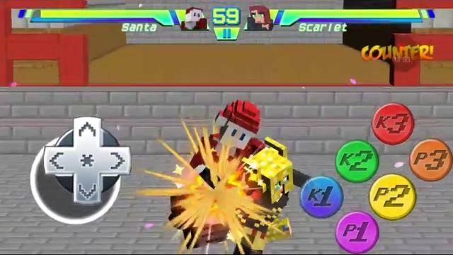 Me playing cube fighter 3D смотреть онлайн