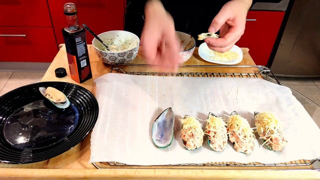 Запеченные мидии / Новозеландские мидии идеальный рецепт.