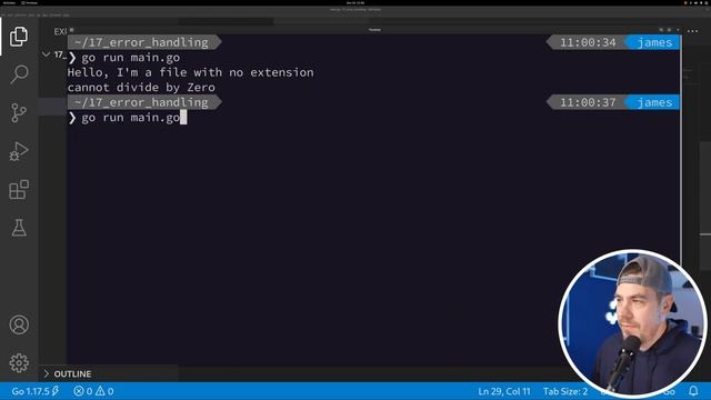 GoLang Error Handling | Go Tutorial for Beginners смотреть онлайн