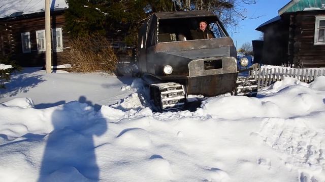 Самодельный гусеничный вездеход Tirex смотреть онлайн