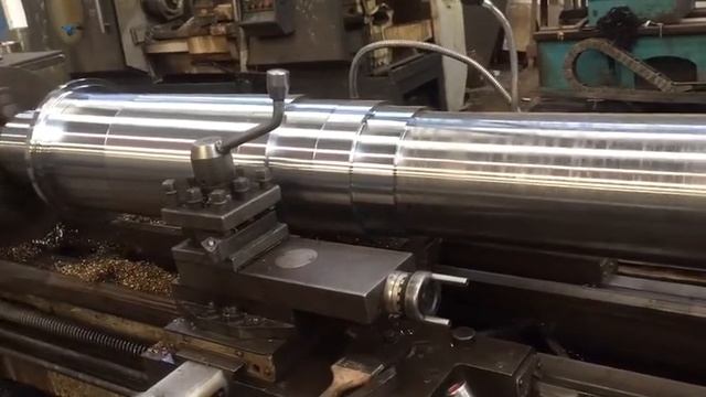 Lathig of 2Cr13 stainless steel shaft смотреть онлайн