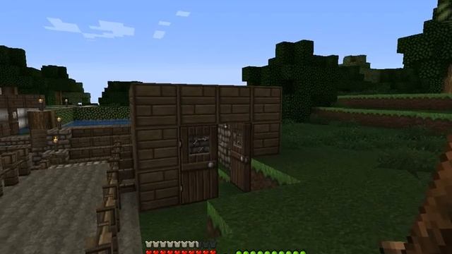Эпичные похождения с Endergirl №1:Начало и постройка коровника