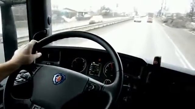 Тест драйв седельного тягача Scania G440 Red Merlot