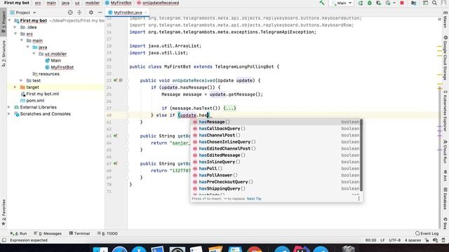 Java Telegram Bot. Lesson 3: InlineKeyboardButton смотреть онлайн