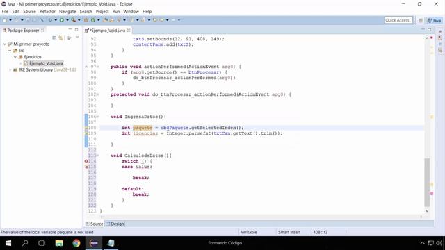 21. Métodos Void Con y Sin Parámetros | Curso Java Básico | Aprendiendo Java | Eclipse смотреть онлайн