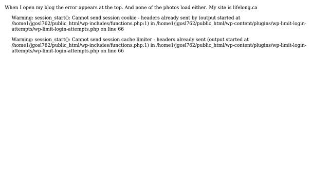 Wordpress: Warning: session_start(): Cannot send session cookie - headers already sent by смотреть онлайн